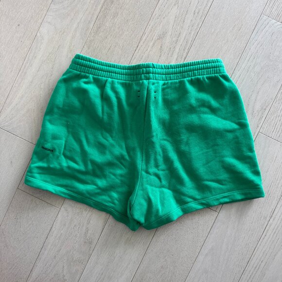 PANGAIA - Green Sweat Shorts - Picture 3 of 3